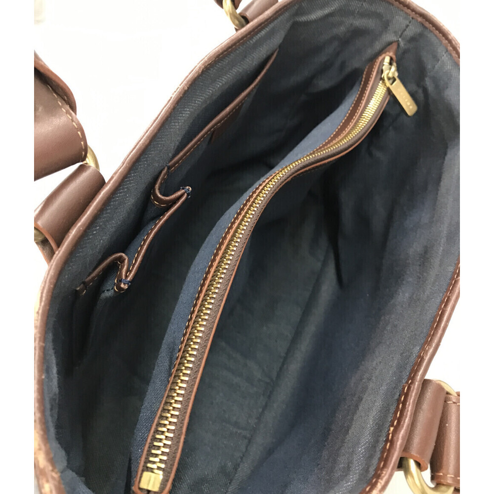 Celine Boogie Bag blue denim brown leather trim - Picture 3 of 6